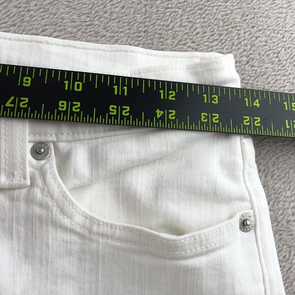 J. Crew Womens Lookout Jeans Size 28 High Rise Skinny White Denim Chic Casual - Picture 4 of 12